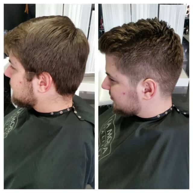 Cięcia męskie i wzorki