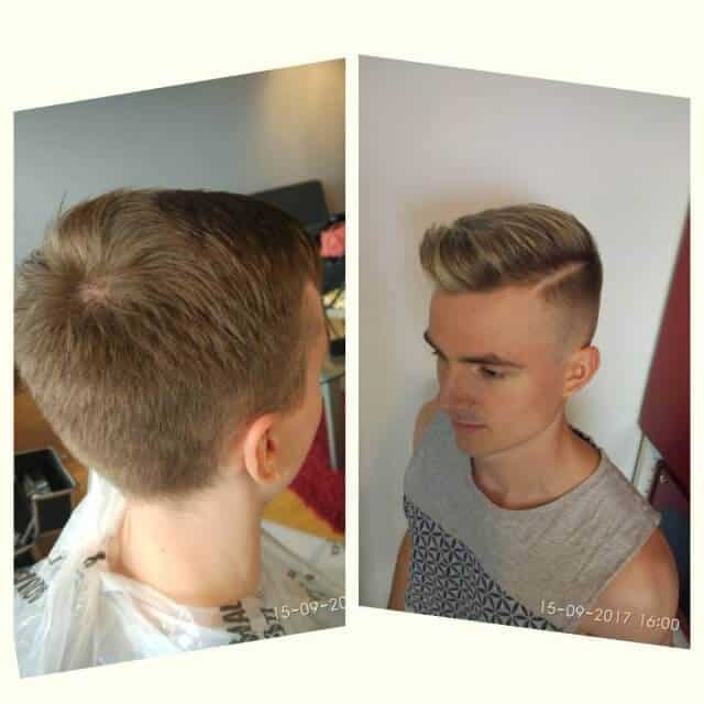 Cięcia męskie i wzorki