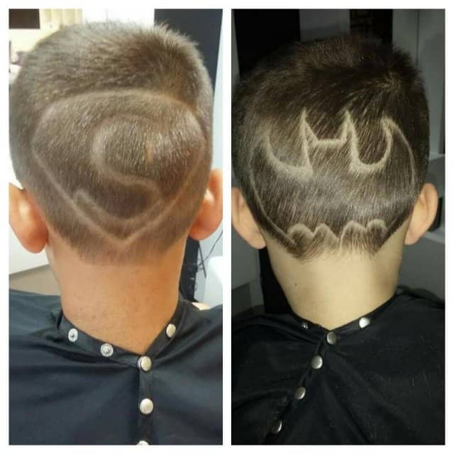 Cięcia męskie i wzorki