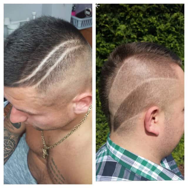 Cięcia męskie i wzorki