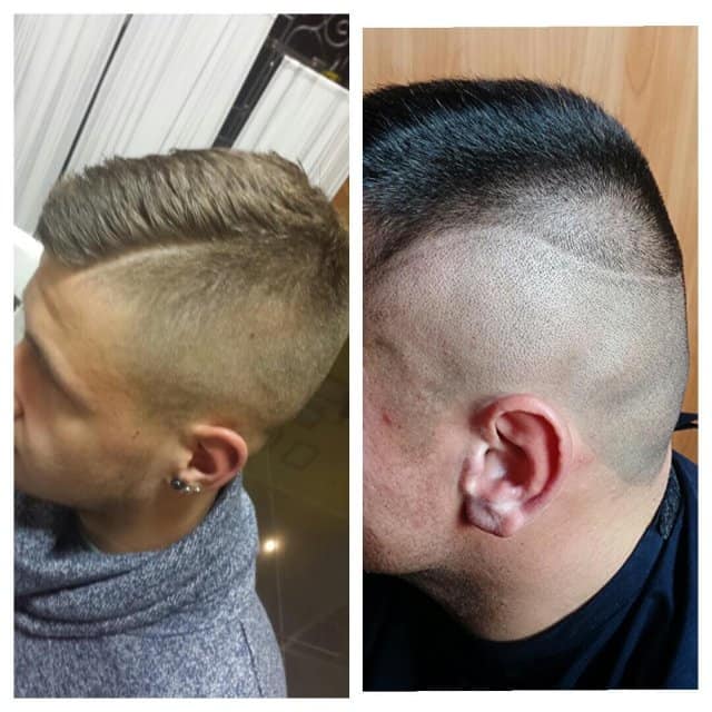 Cięcia męskie i wzorki